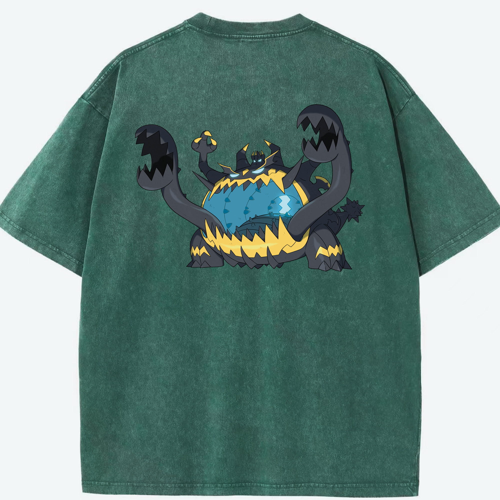 （画像用） ポケットモンスター Pokémon 綿100% ヴィンテージ風 半袖Tシャツ（背面プリント）